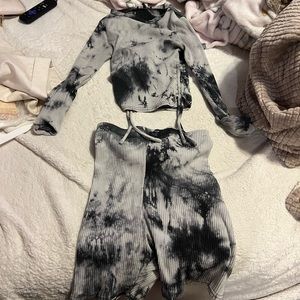 Size small matching set from fashion nova